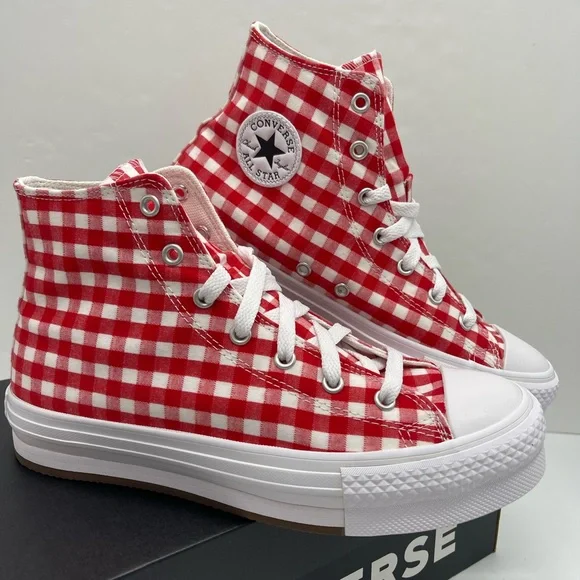 Converse WMNS Checkered High-Top
CTAS EVA LIFT HI
VINTAGE WHITE/RED Sneakers - Picture 6 of 16